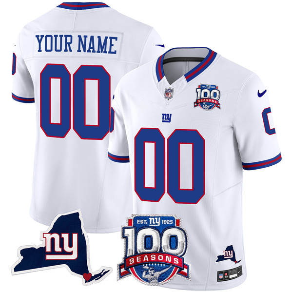 Custom New York Giants Vapor F.U.S.E. Limited Jersey